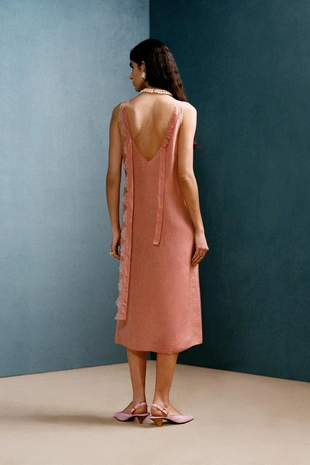 Платье-майка с кружевом willy chavarria x zara- Заказать в России