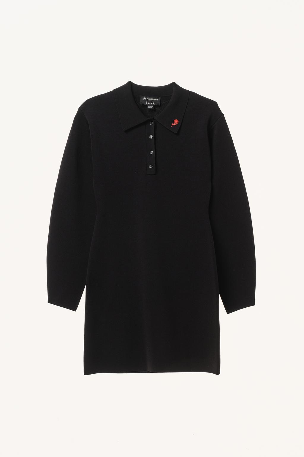Платье-поло из трикотажа willy chavarria x zara