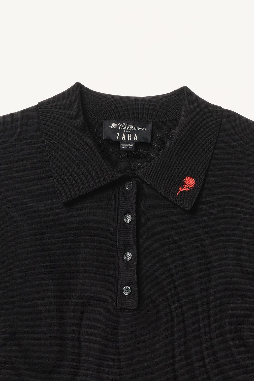 Платье-поло из трикотажа willy chavarria x zara