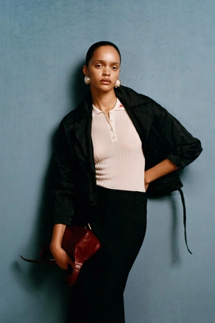 Короткий пальто с поясом willy chavarria x zara- Заказать в России