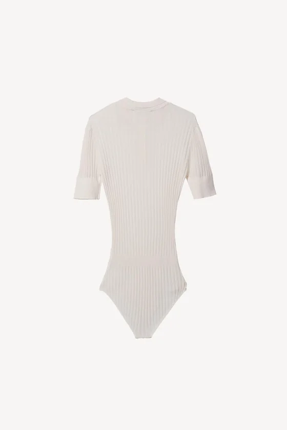 Боди из тонкого ребристого трикотажа willy chavarria x zara