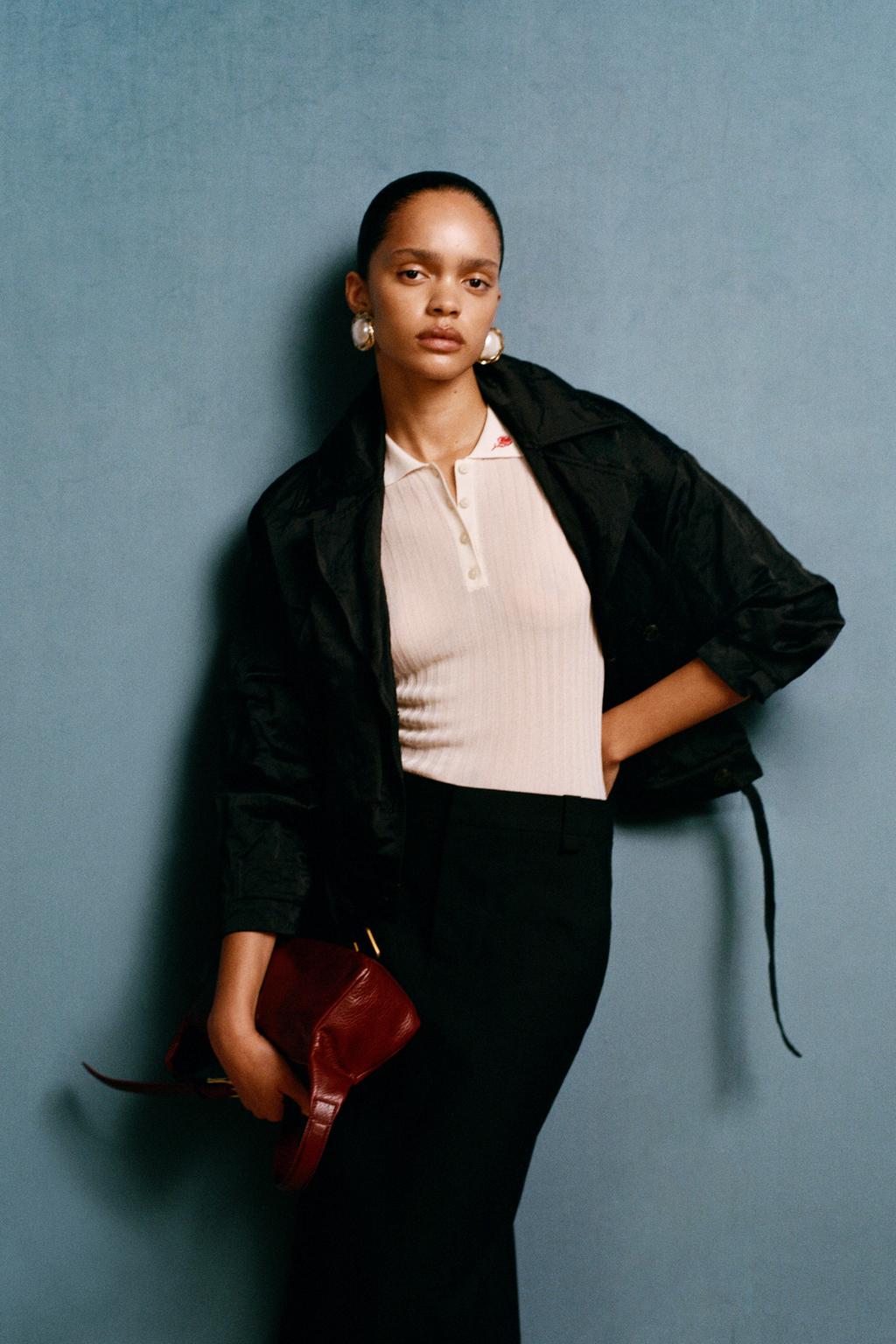 Боди из тонкого ребристого трикотажа willy chavarria x zara