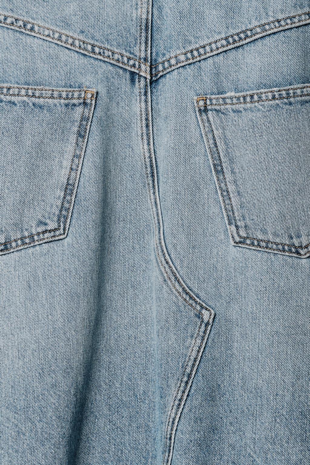 Джинсовая миди-юбка от willy chavarria x zara