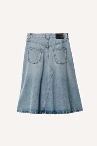 Джинсовая миди-юбка от willy chavarria x zara- Заказать в России