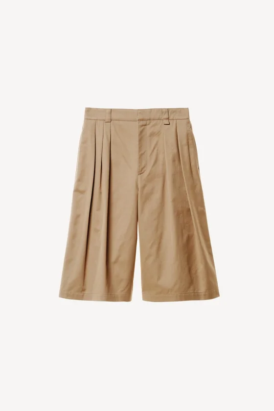 Длинные бермуды с линиями искривления willy chavarria x zara