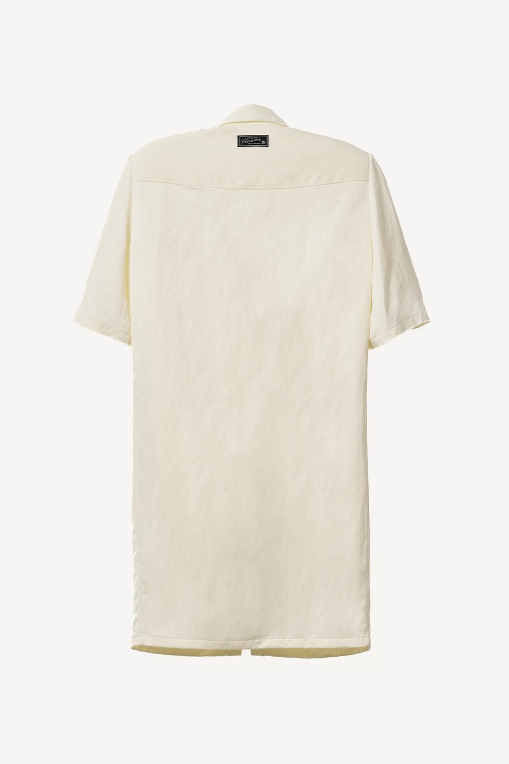 Платье-рубашка из льняно-хлопковой смеси с наплечниками willy chavarria x zara