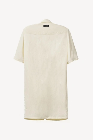 Платье-рубашка из льняно-хлопковой смеси с наплечниками willy chavarria x zara- Заказать в России