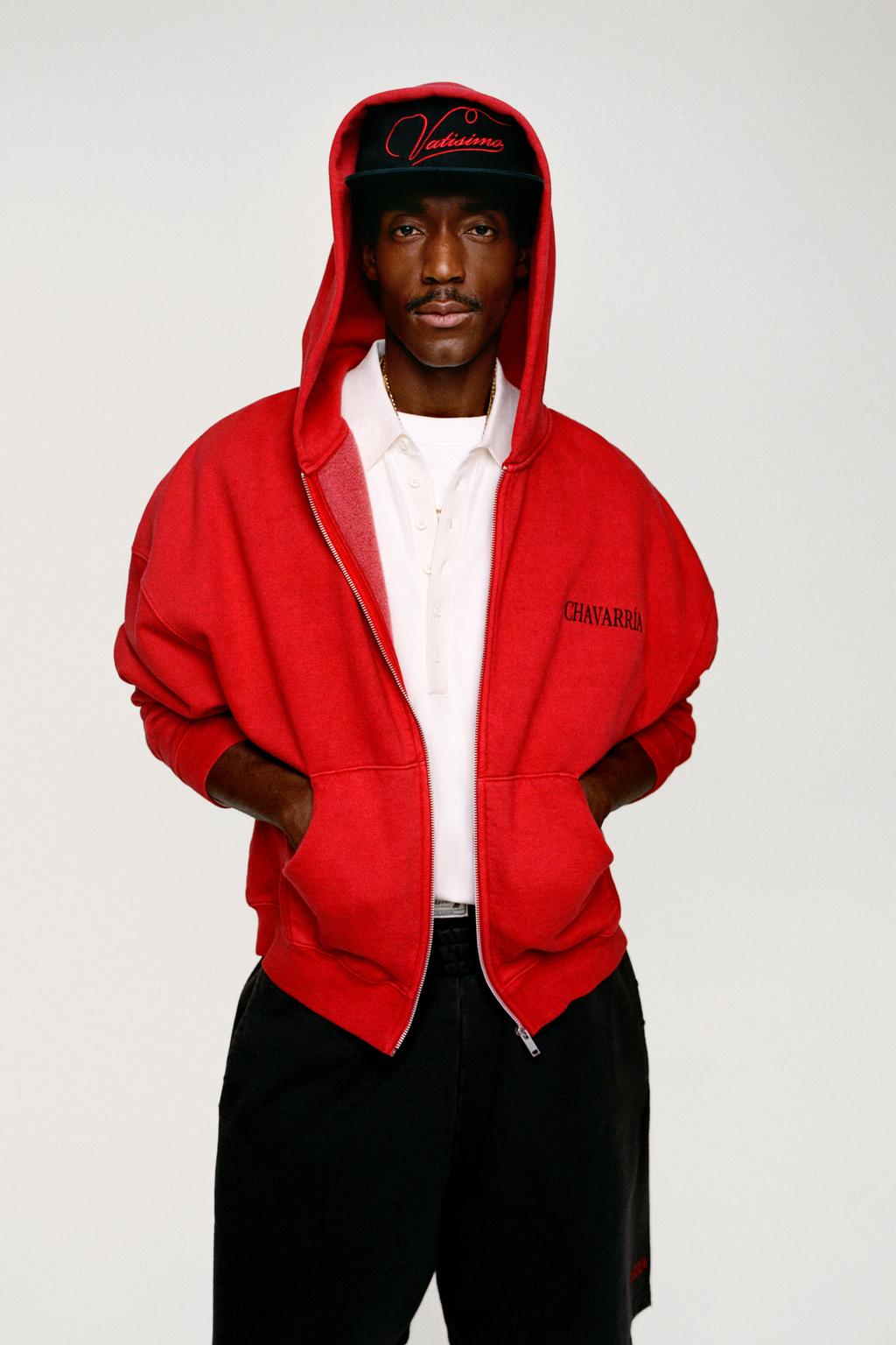 Худи с широким кроем willy chavarria x zara