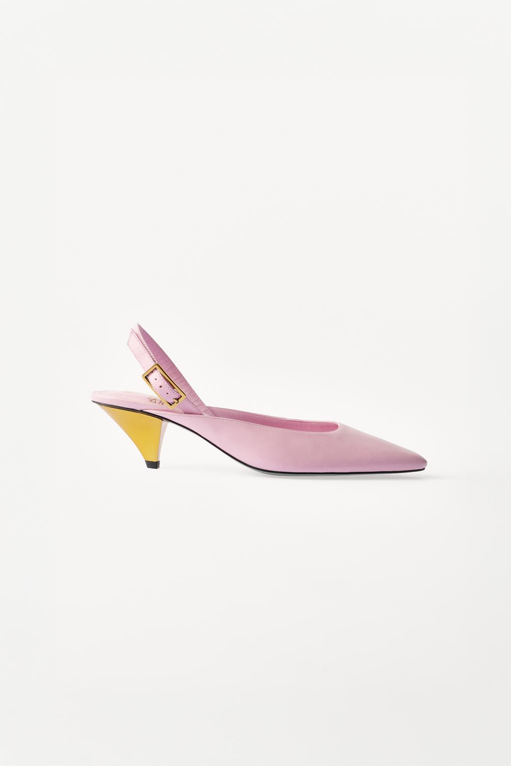 Туфли на каблуке из кожи willy chavarria x zara