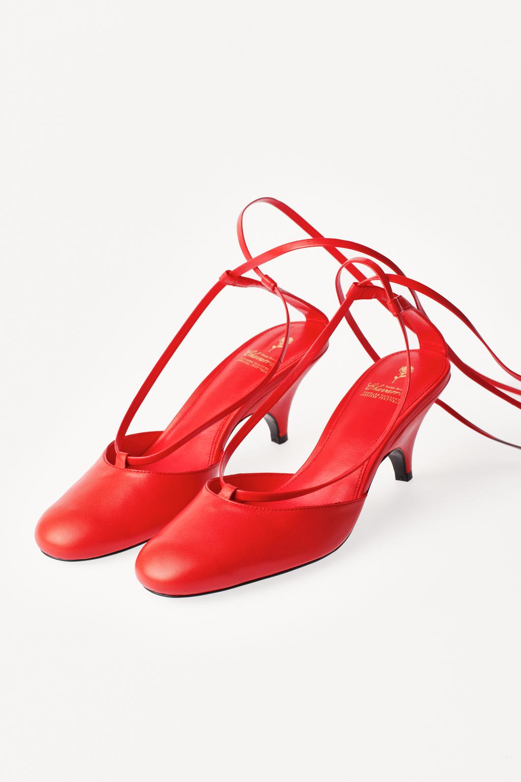 Кожаные туфли на каблуках с ремешками willy chavarria x zara