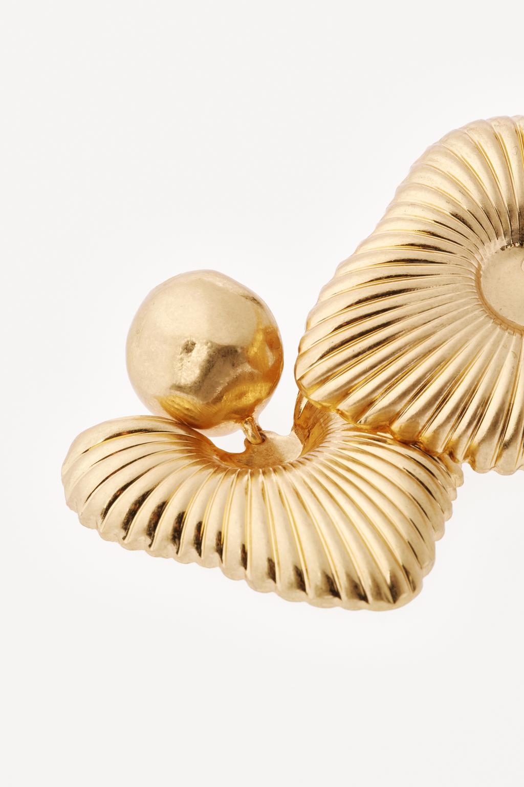 Серьги с макси-сердцем willy chavarria x zara