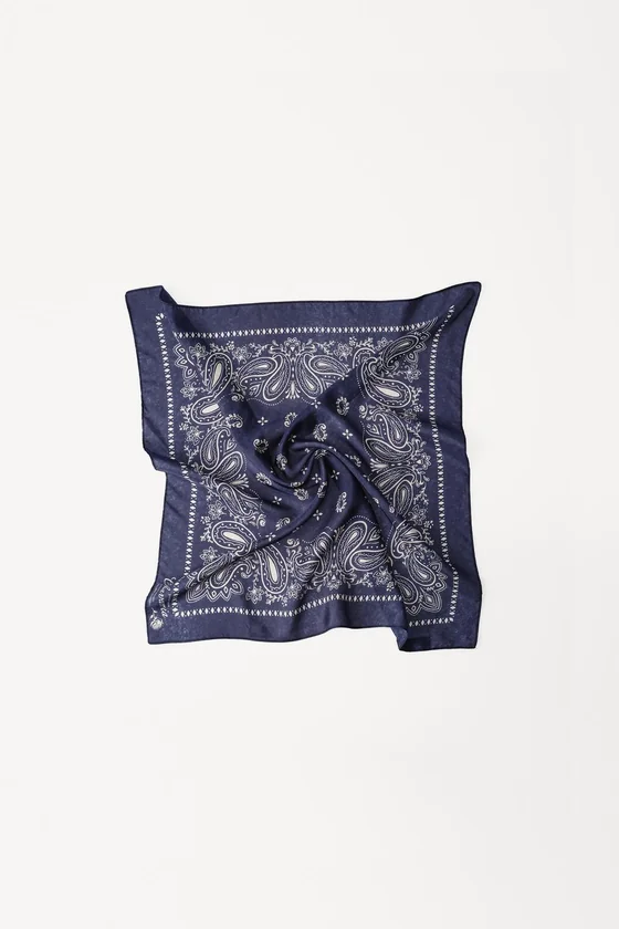 Бандана paisley из 100% шёлка willy chavarria x zara
