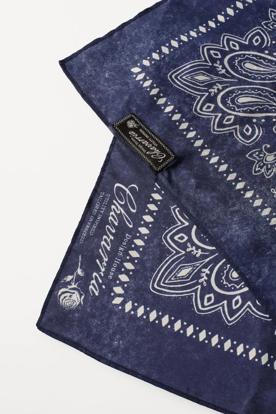 Бандана paisley из 100% шёлка willy chavarria x zara