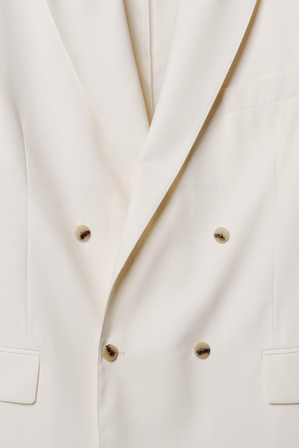 Пиджак с двубортной застежкой willy chavarria x zara