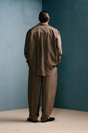 Брюки из жаккардовой ткани купро willy chavarria x zara- Заказать в России