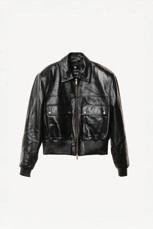 Укороченная куртка из натуральной кожи willy chavarria x zara- Заказать в России