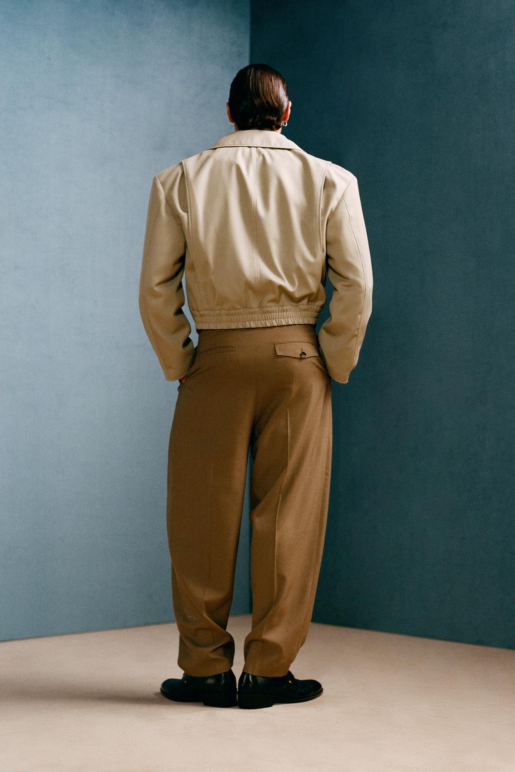 Короткий пальто прямого кроя willy chavarria x zara