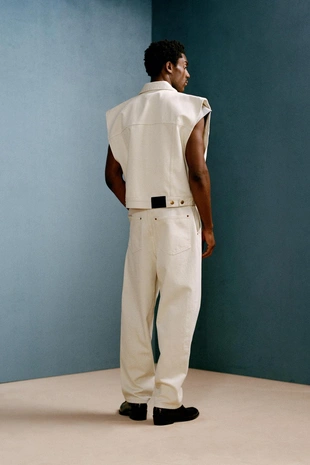 Джинсы high-rise barrel fit willy chavarria x zara- Заказать в России