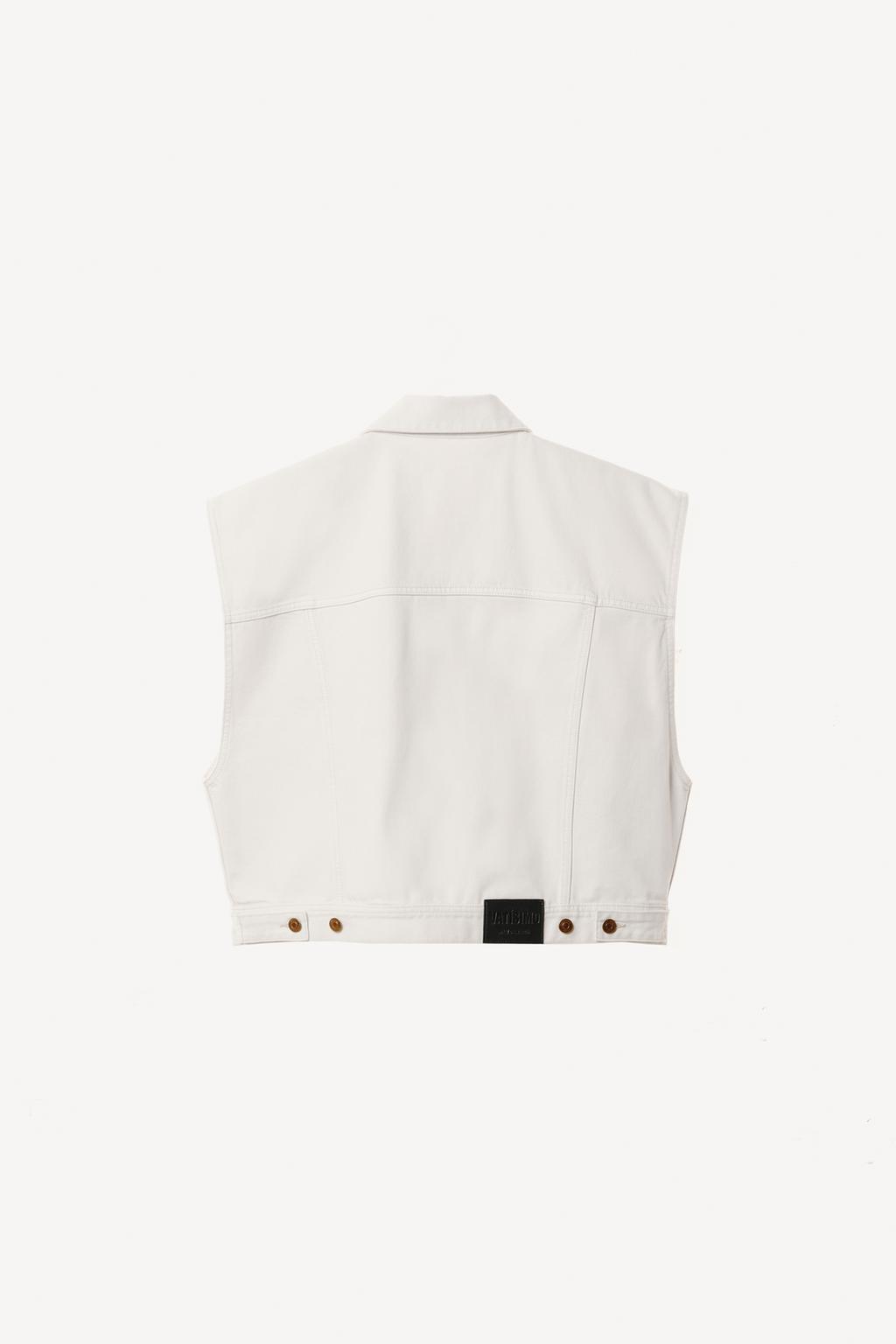 Джинсовый жилет прямого кроя willy chavarria x zara