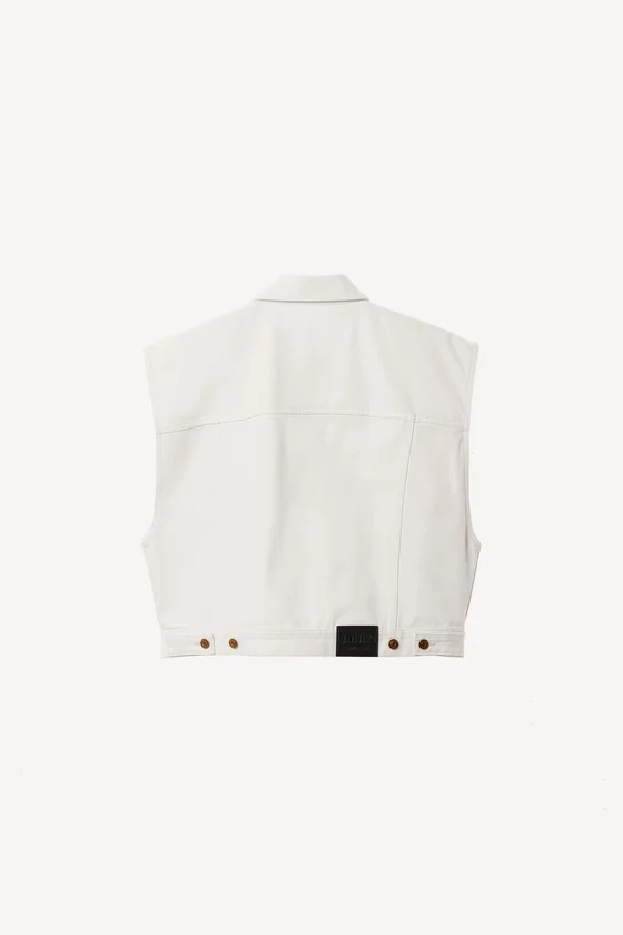 Джинсовый жилет прямого кроя willy chavarria x zara