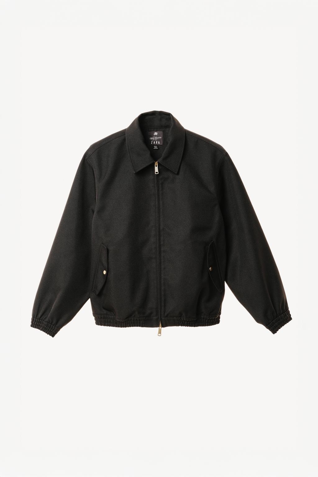 Бомбер от willy chavarria x zara с текстурой