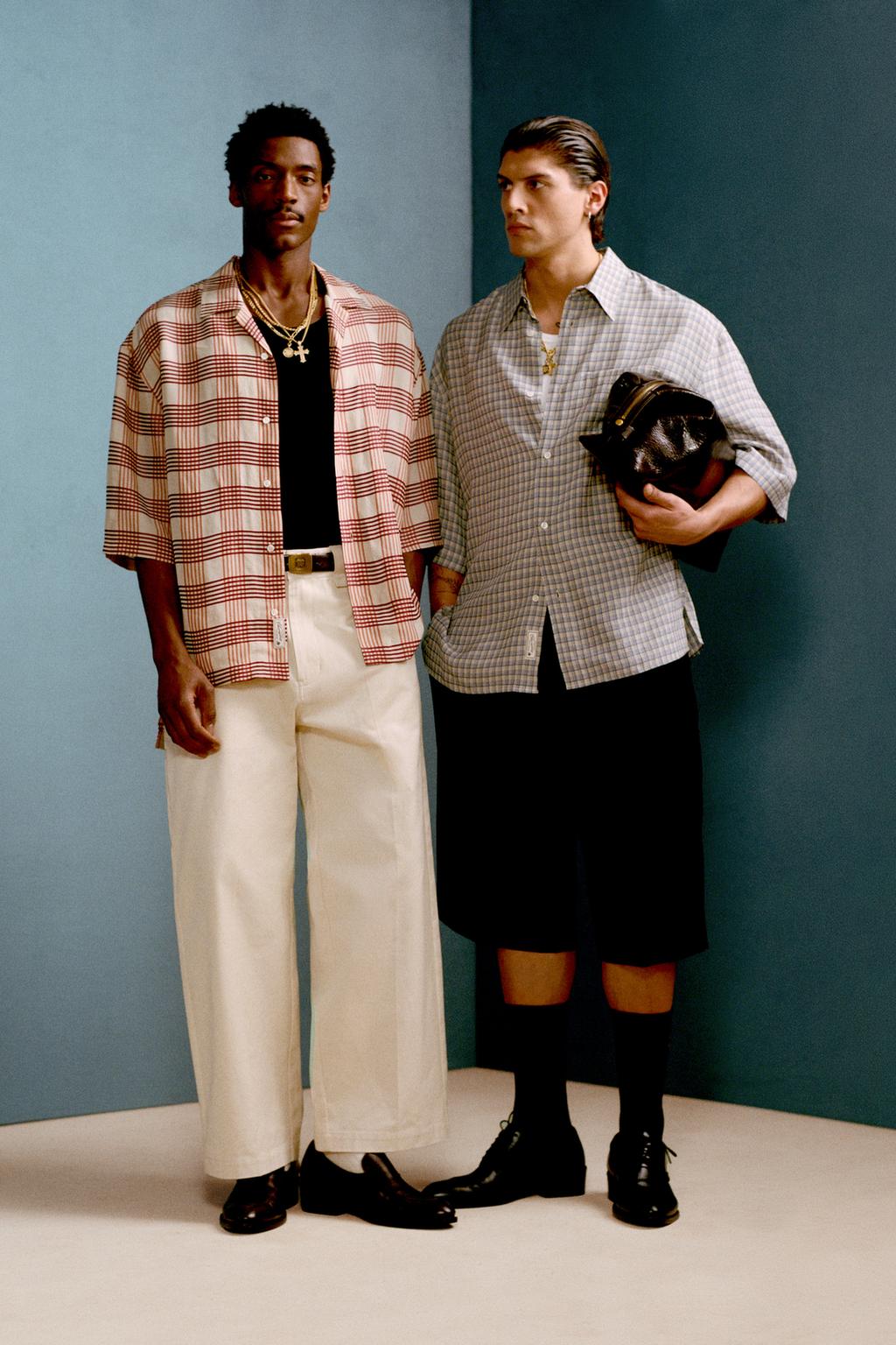 Рубашка в клетку с объемной посадкой willy chavarria x zara