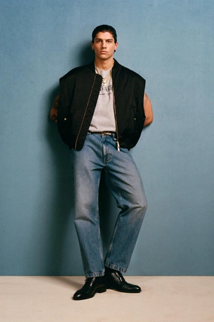 Оверсайз майка топ willy chavarria x zara