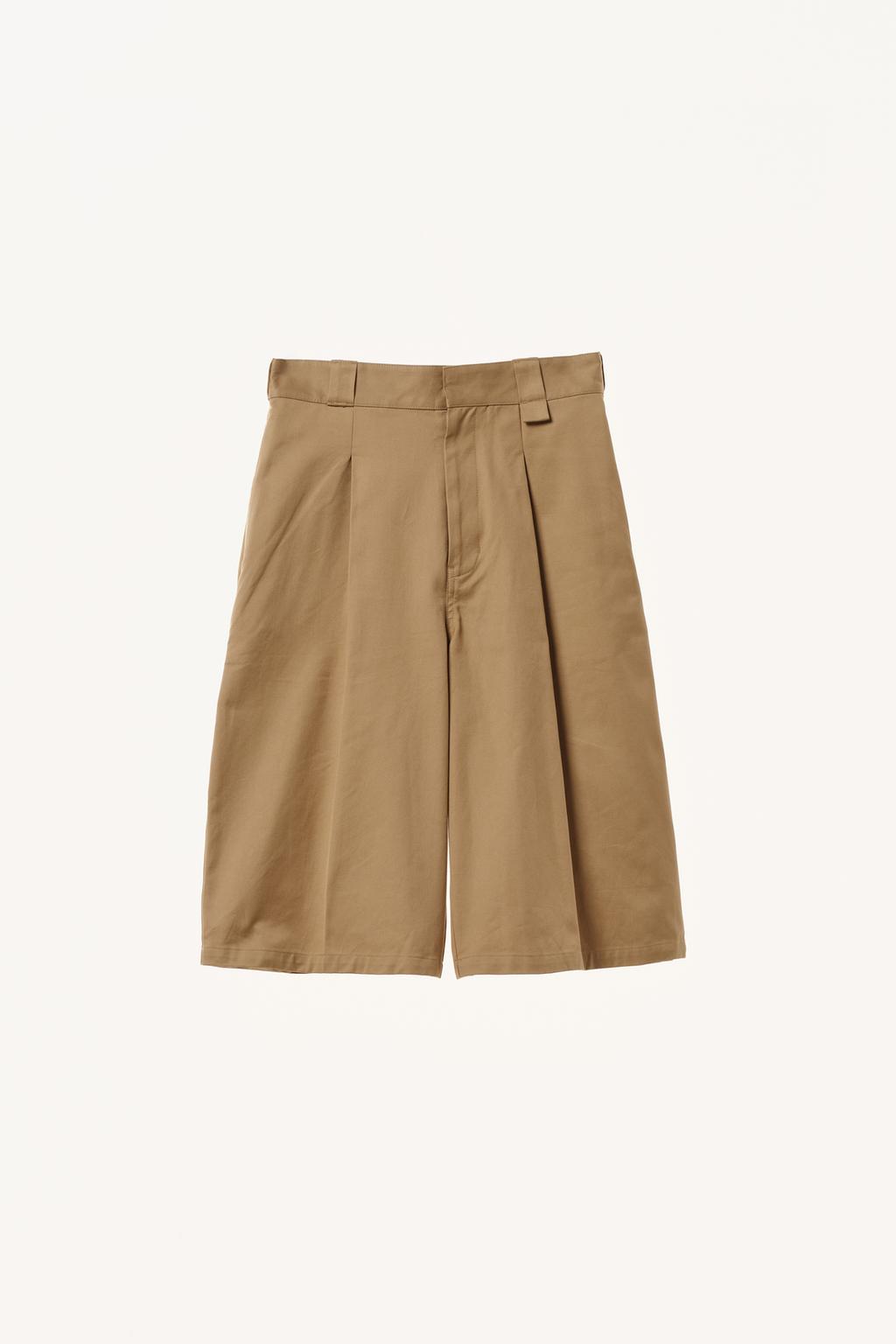 Широкие плиссированные бермуды willy chavarria x zara