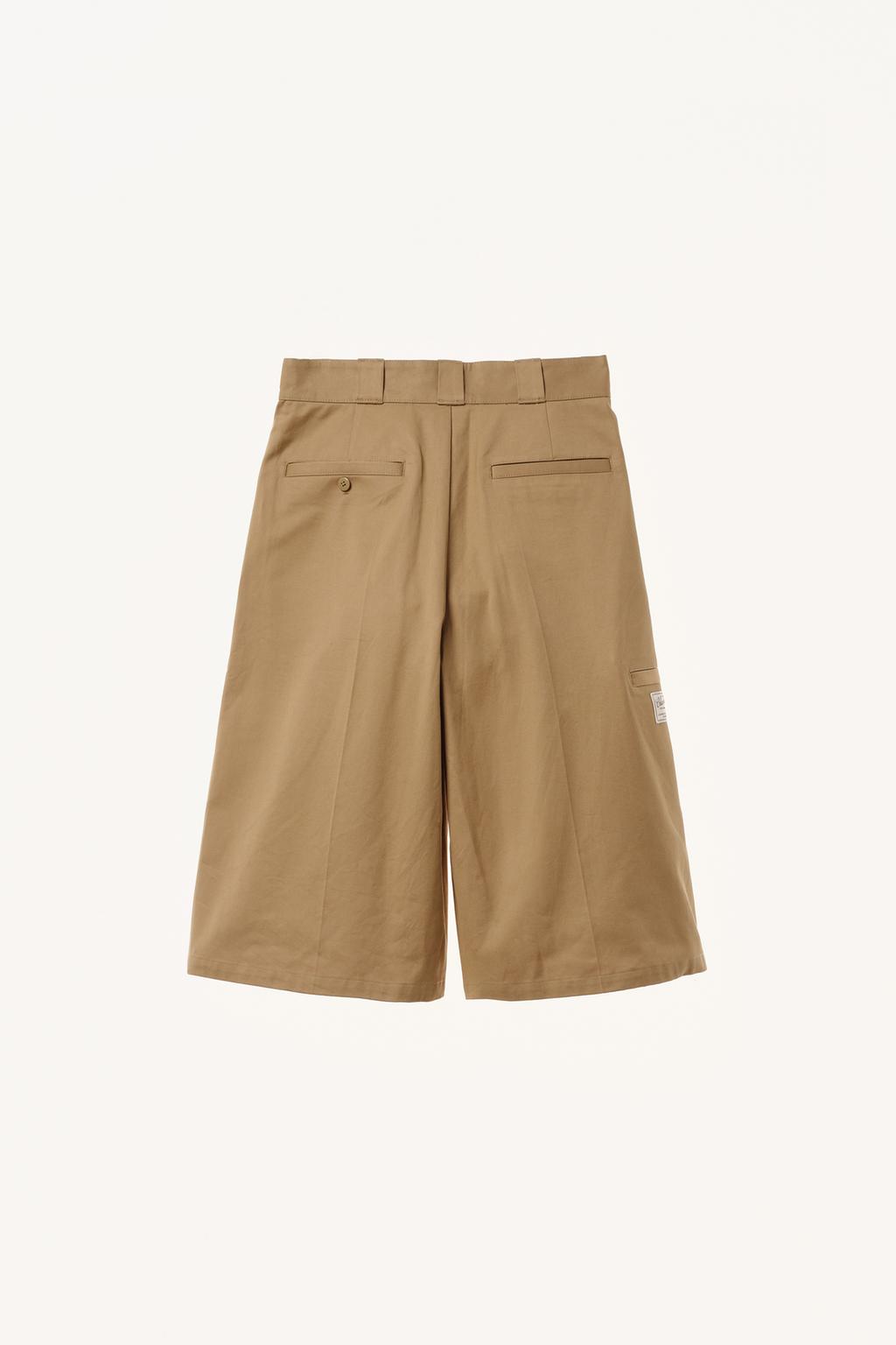 Широкие плиссированные бермуды willy chavarria x zara