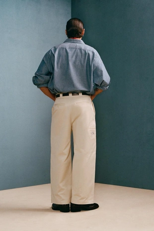 Рубашка из хлопкового шамбре willy chavarria x zara- Заказать в России