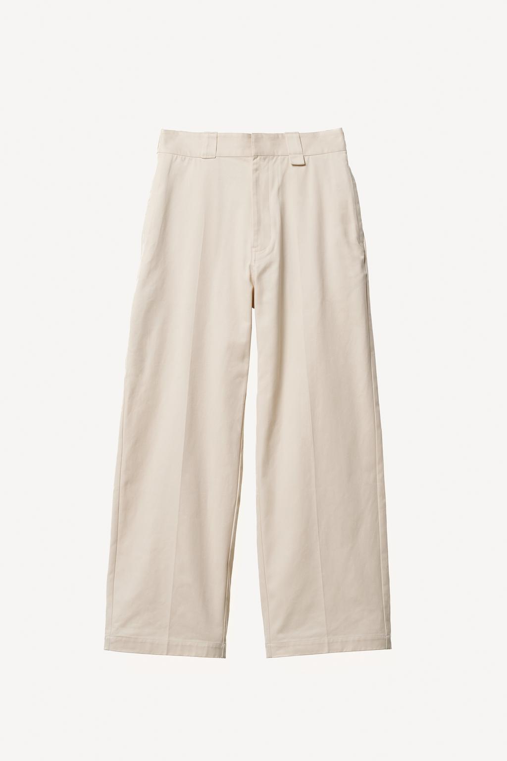 Широкие брюки-чино с легкими штанинами willy chavarria для zara