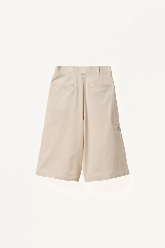 Широкие плиссированные бермуды willy chavarria x zara