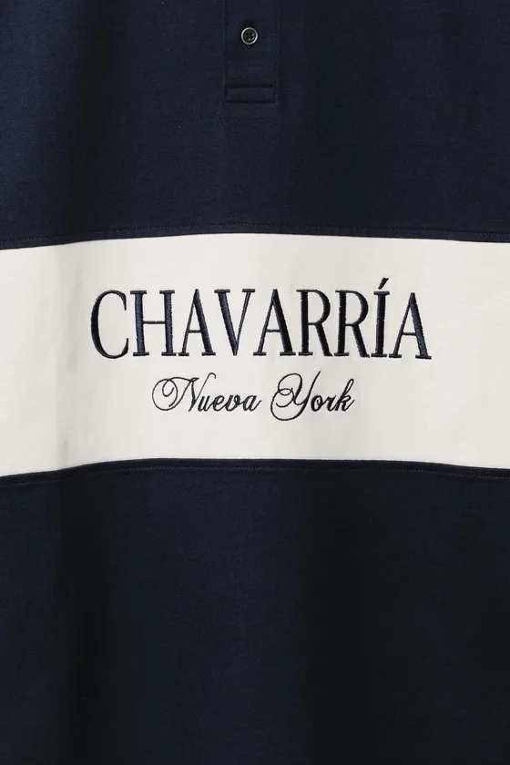 Поло с вышивкой в цветовой блок willy chavarria x zara