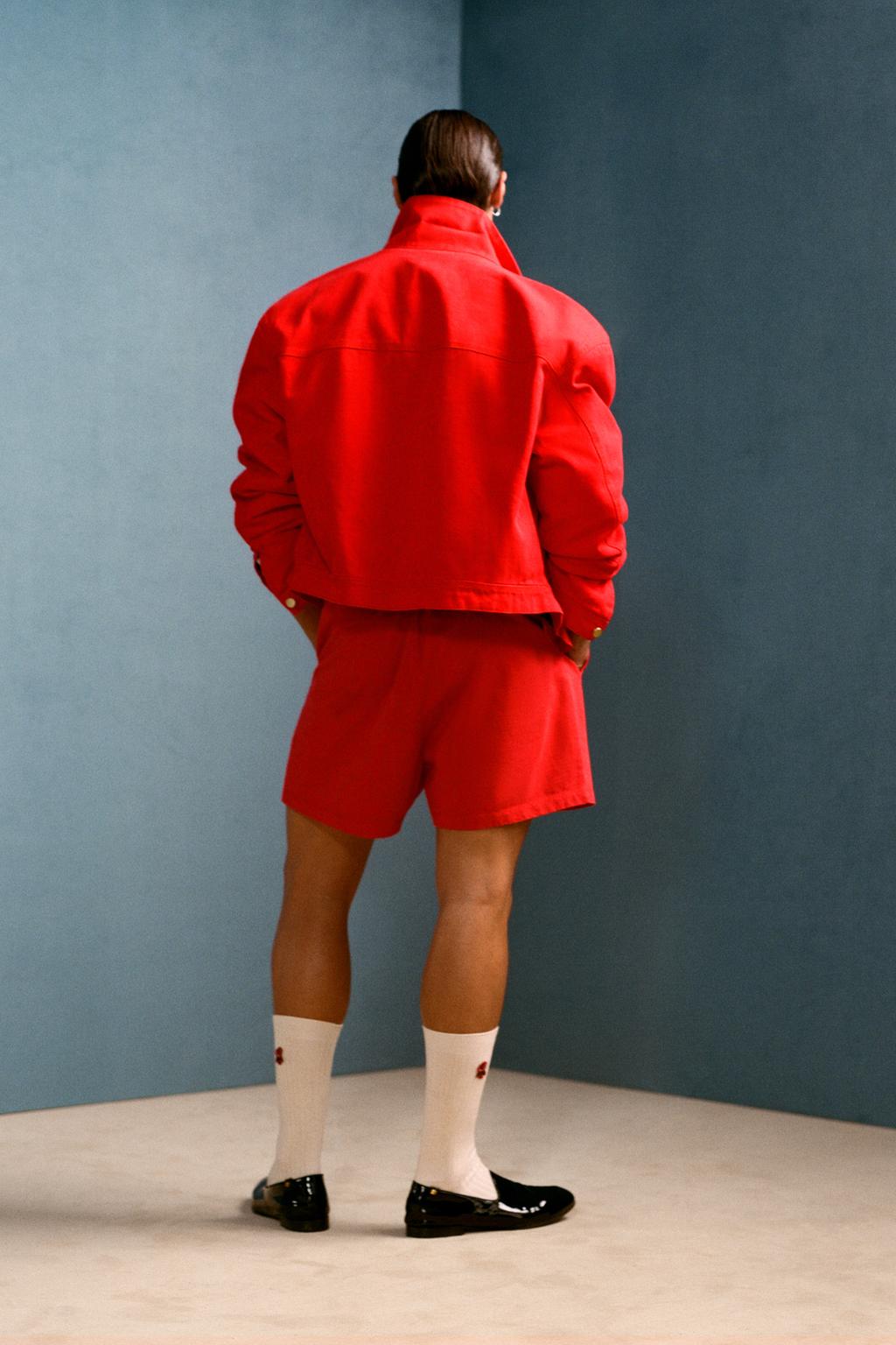 Шорты-бермуды с вышитым логотипом willy chavarria x zara