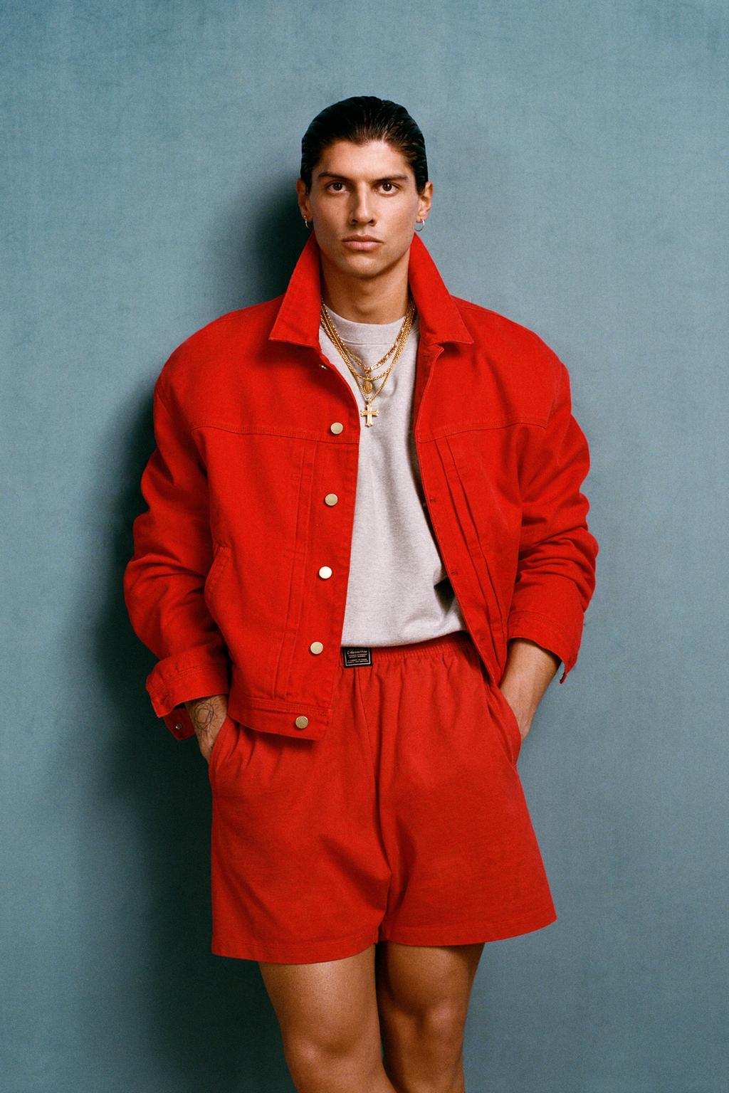 Шорты-бермуды с вышитым логотипом willy chavarria x zara