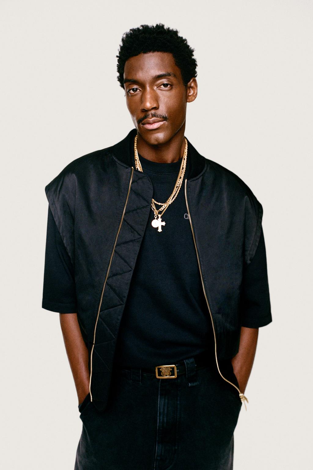 Оверсайз жилет-бомбер willy chavarria x zara