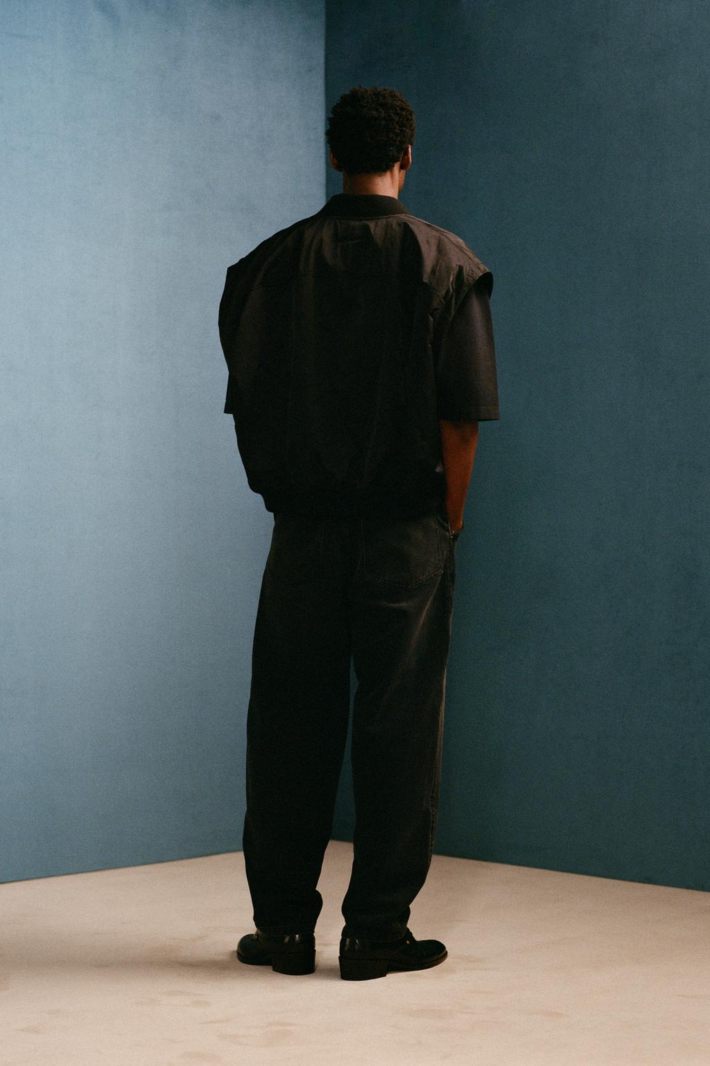 Оверсайз жилет-бомбер willy chavarria x zara