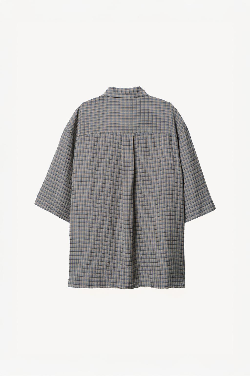 Рубашка в клетку свободного кроя willy chavarria x zara