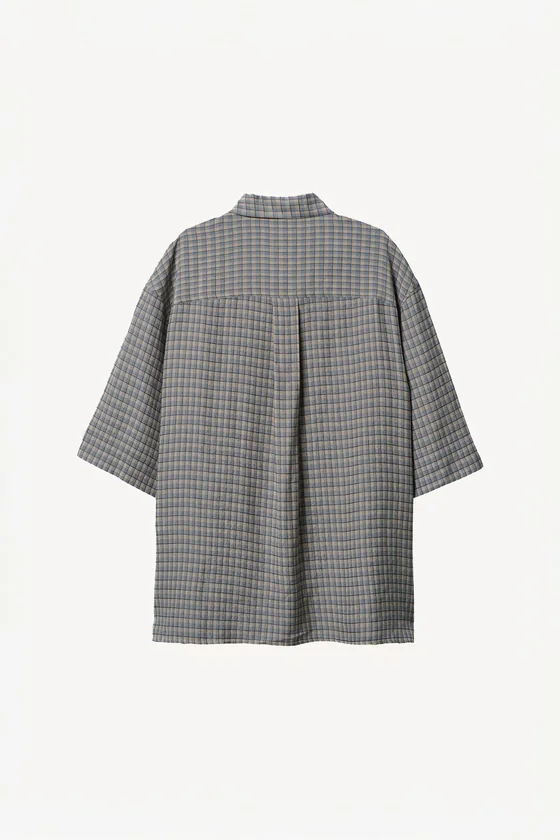 Рубашка в клетку свободного кроя willy chavarria x zara