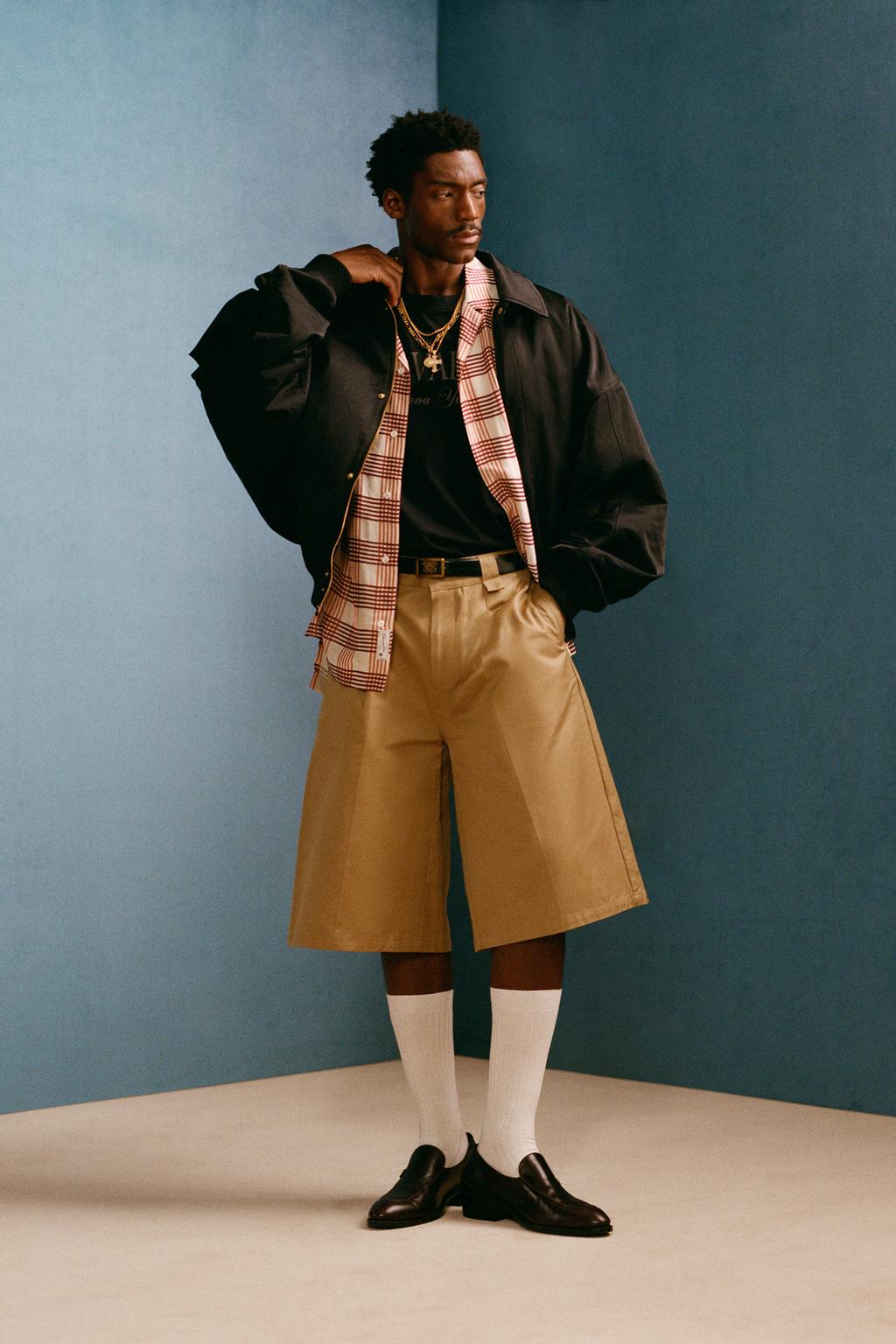 Бомбер-джакет willy chavarria x zara с увеличенными размерами