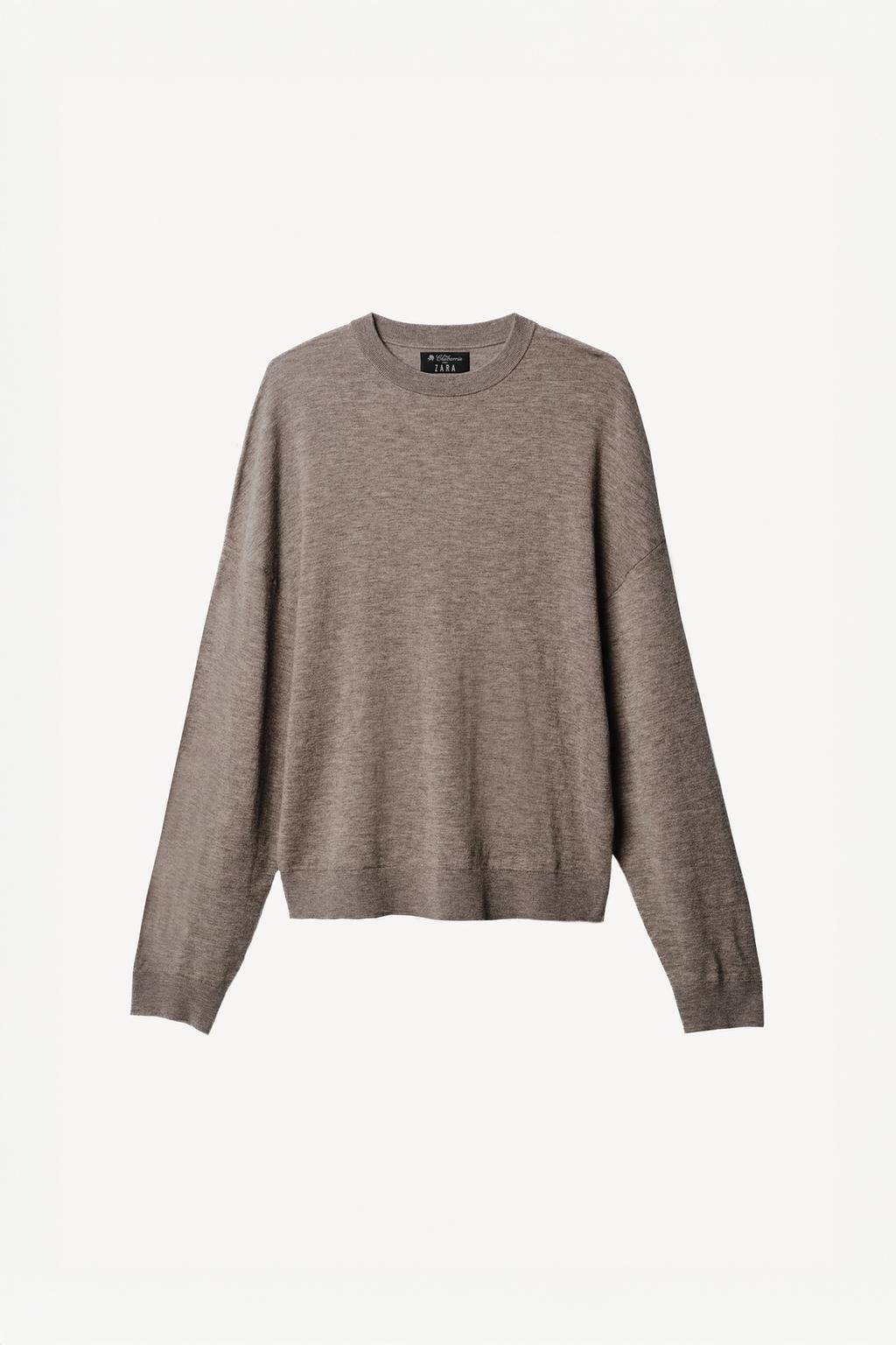 Короткий свитер из легкой шерстяной смеси willy chavarria x zara