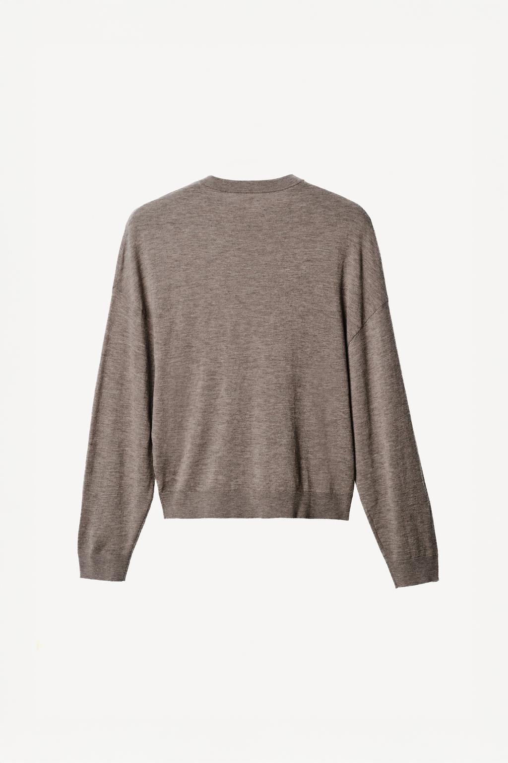 Короткий свитер из легкой шерстяной смеси willy chavarria x zara