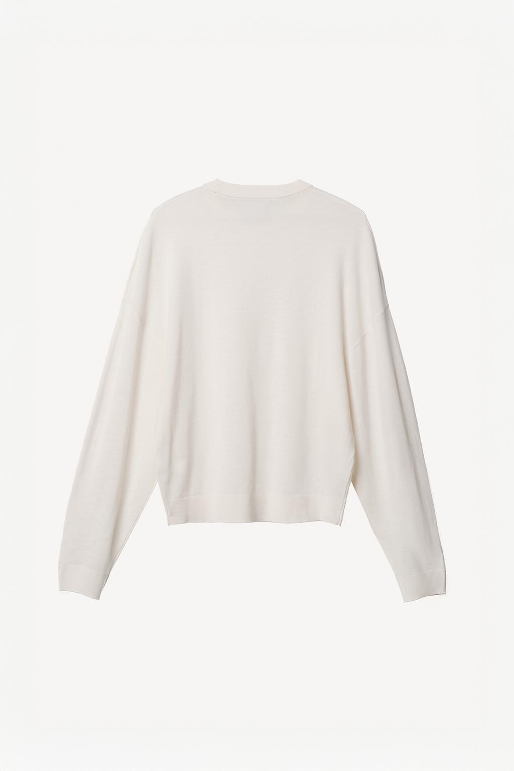 Короткий вязаный свитер из легкой шерстяной смеси willy chavarria x zara