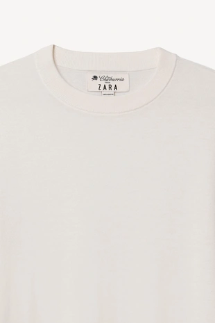 Короткий вязаный свитер из легкой шерстяной смеси willy chavarria x zara- Заказать в России