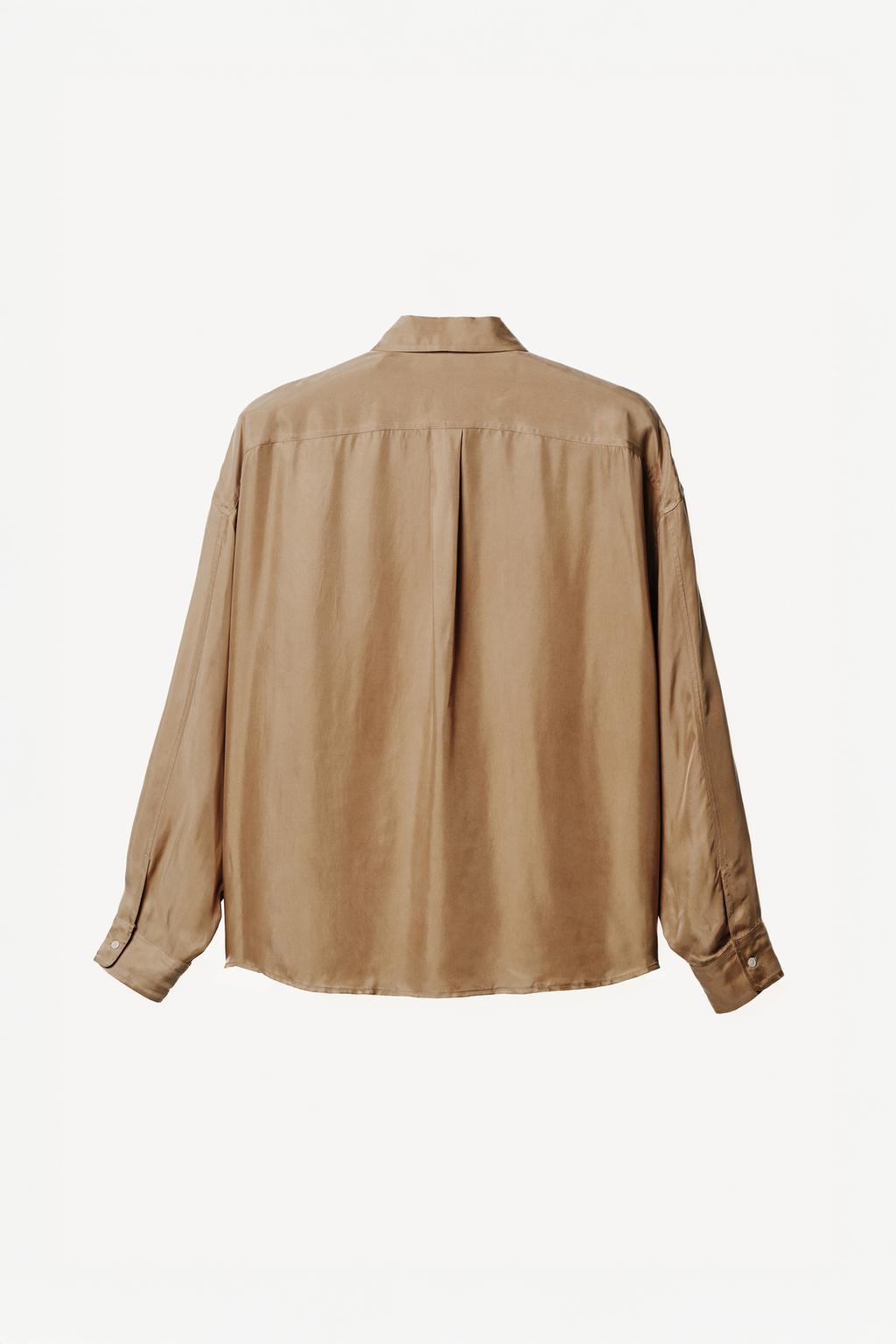 Рубашка из жидкой купро-вискозной ткани willy chavarria x zara