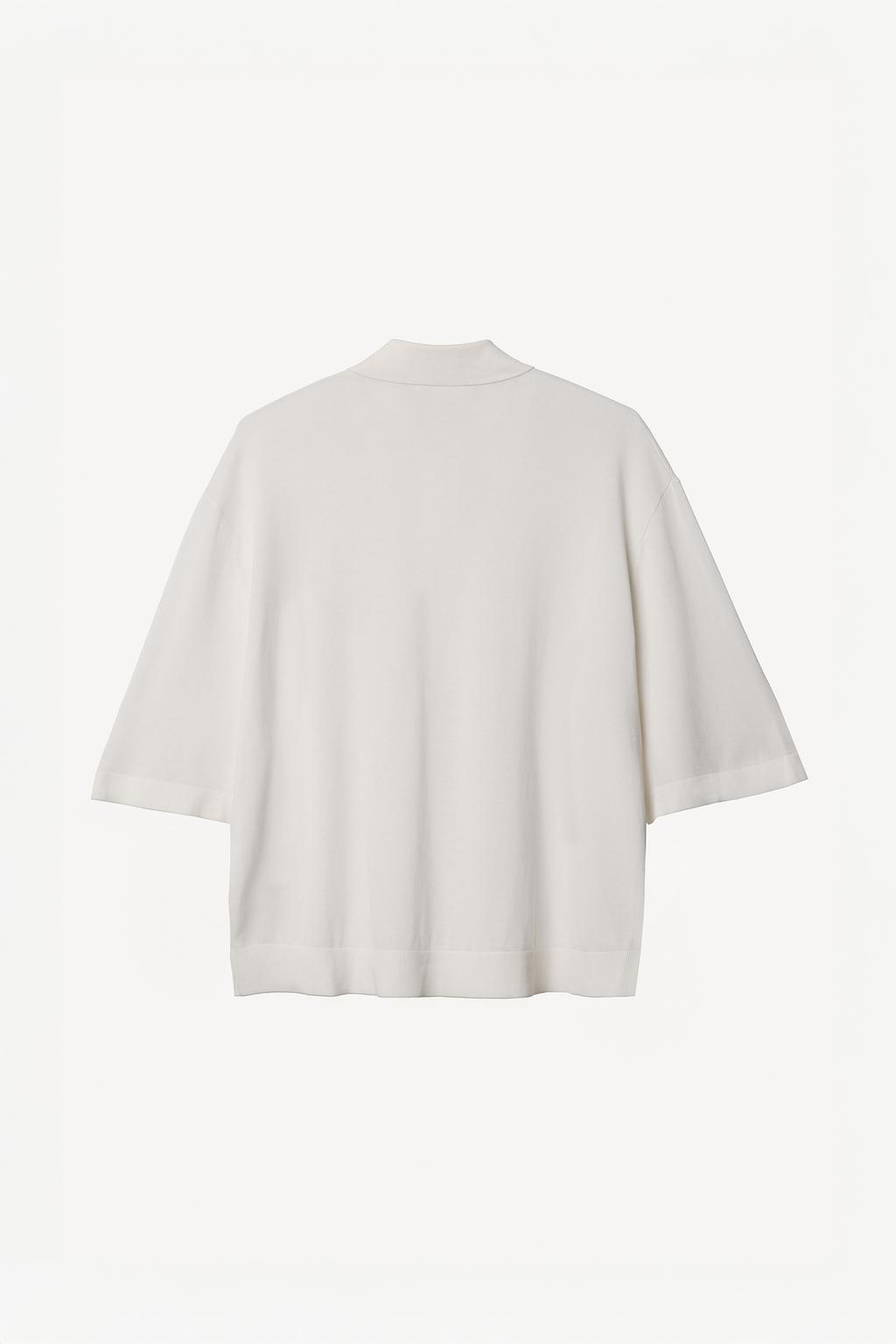 Поло из вязаного материала из смеси ленселила willy chavarria x zara