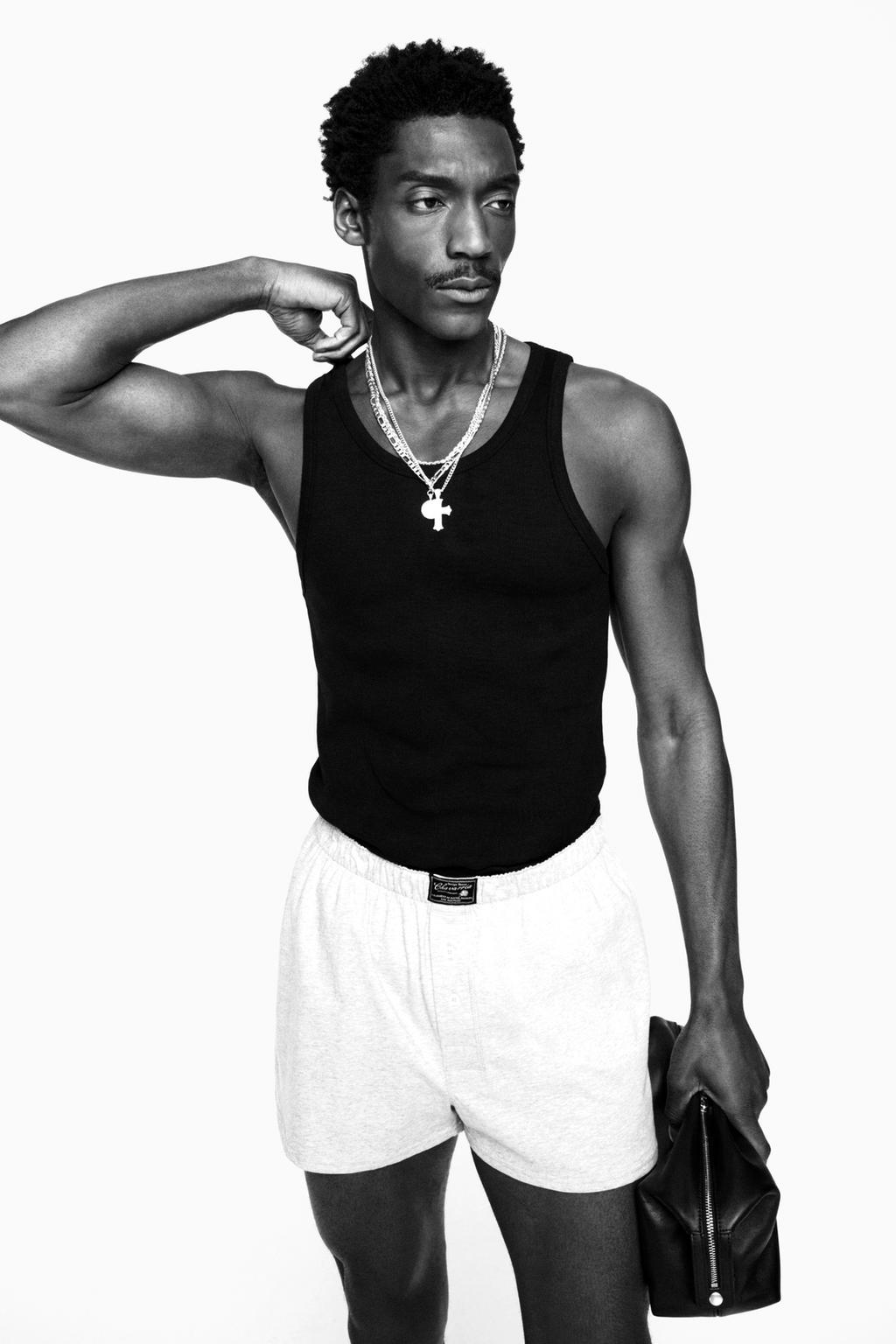 Футболка-майка rib tank top willy chavarria x zara