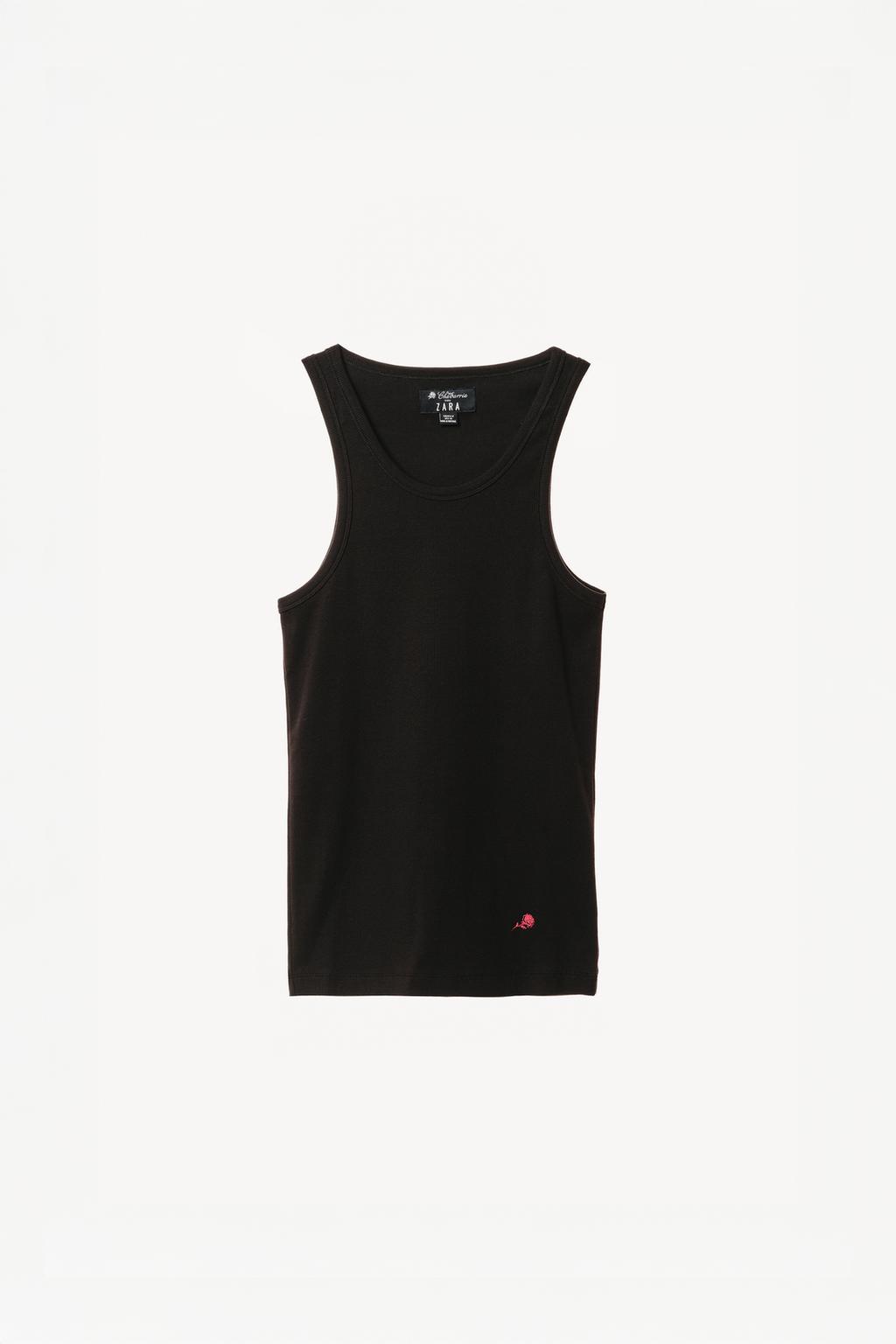 Футболка-майка rib tank top willy chavarria x zara