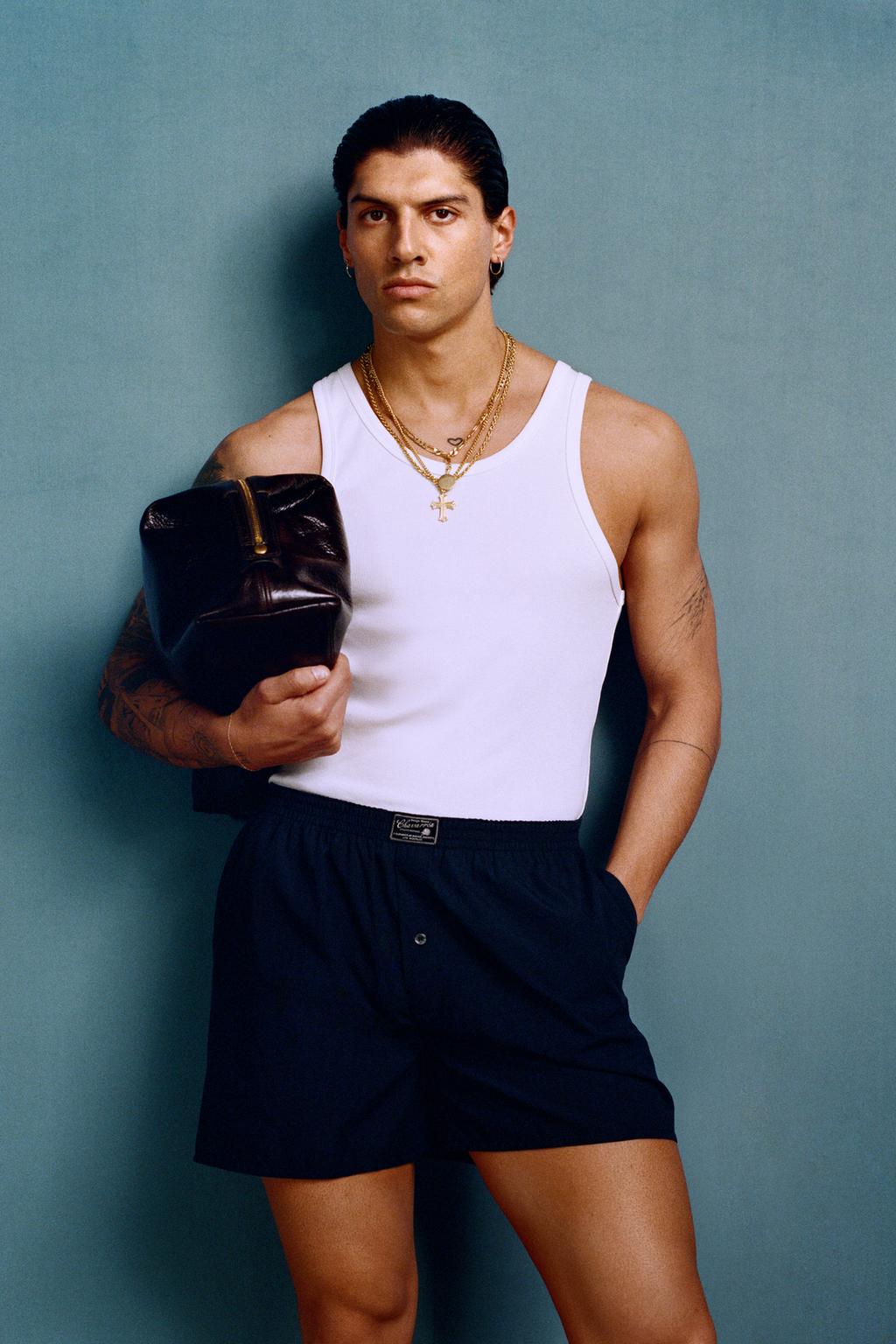 Поплиновые боксеры willy chavarria x zara