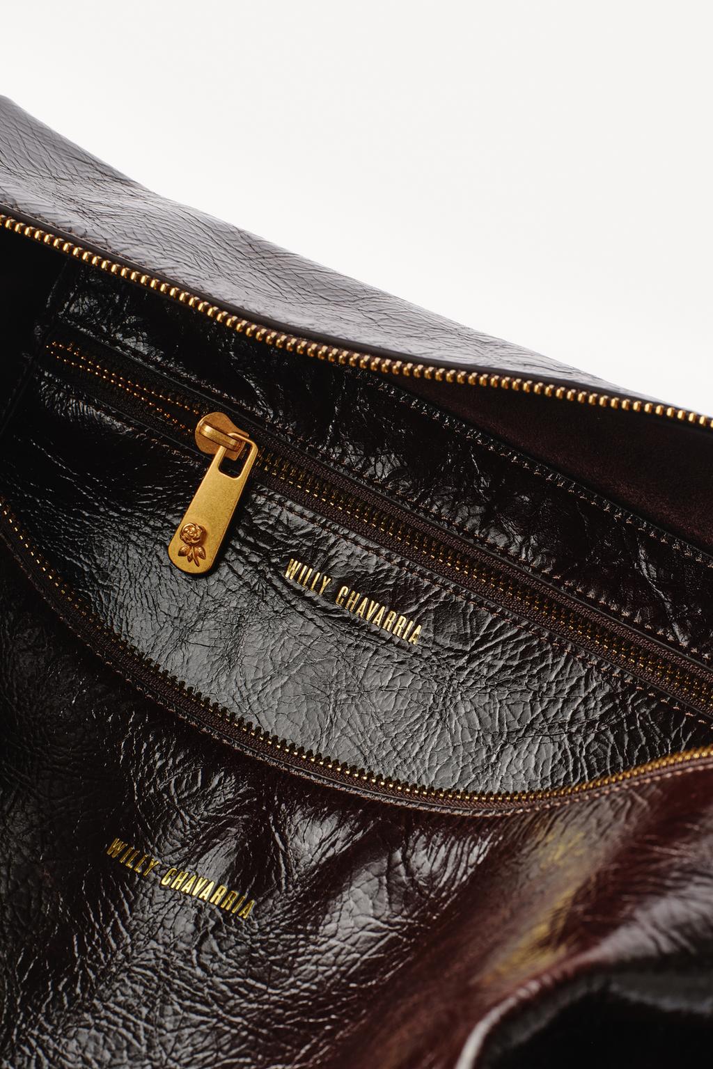Кожаная клатч xxl willy chavarria x zara